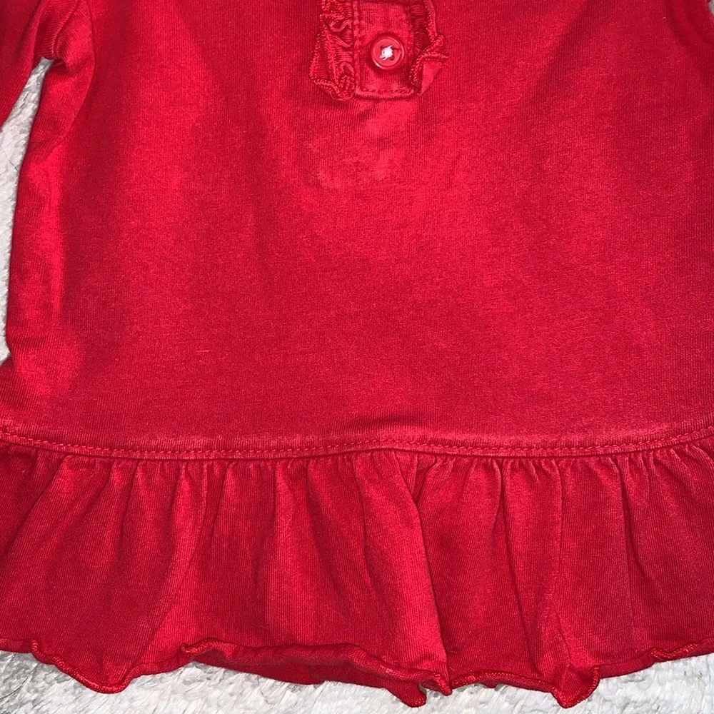 2 Carter’s Valentine’s Red Tops Baby 3m Hearts